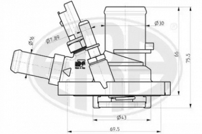 WILMINK GROUP wg1492716 -  Термостат, охлаждающая жидкость